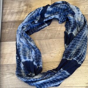 Joe Fresh Navy Tie-Dye Scarf